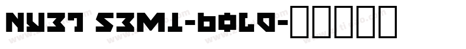 Nyet Semi-Bold字体转换